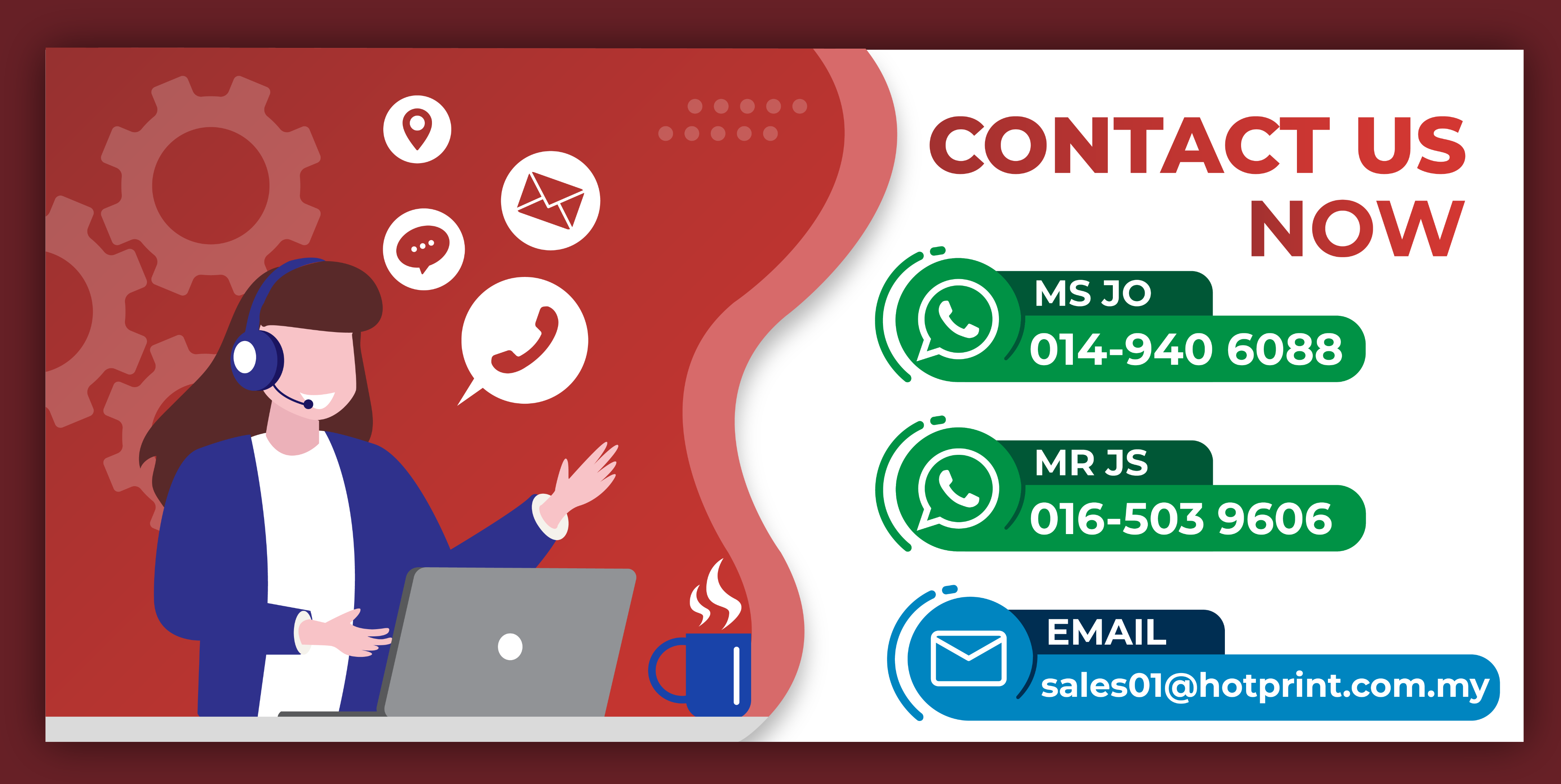 Contact Us 016-503 9606