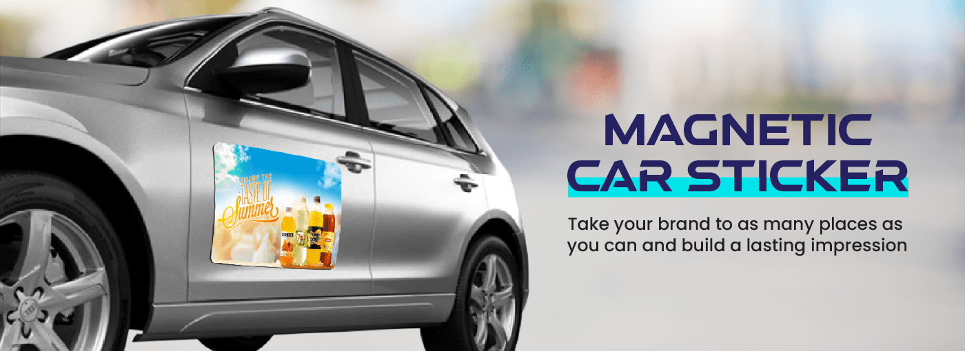 Car Magentic Sticker Example HotPrint Official Site - Magnetic Car Sticker